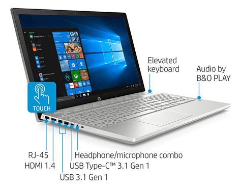 hp 15t touch specs